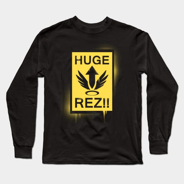 Mercy Huge Rez!! Long Sleeve T-Shirt by Genessis